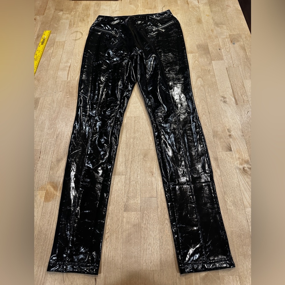 Bagatelle Black Glossy Pants